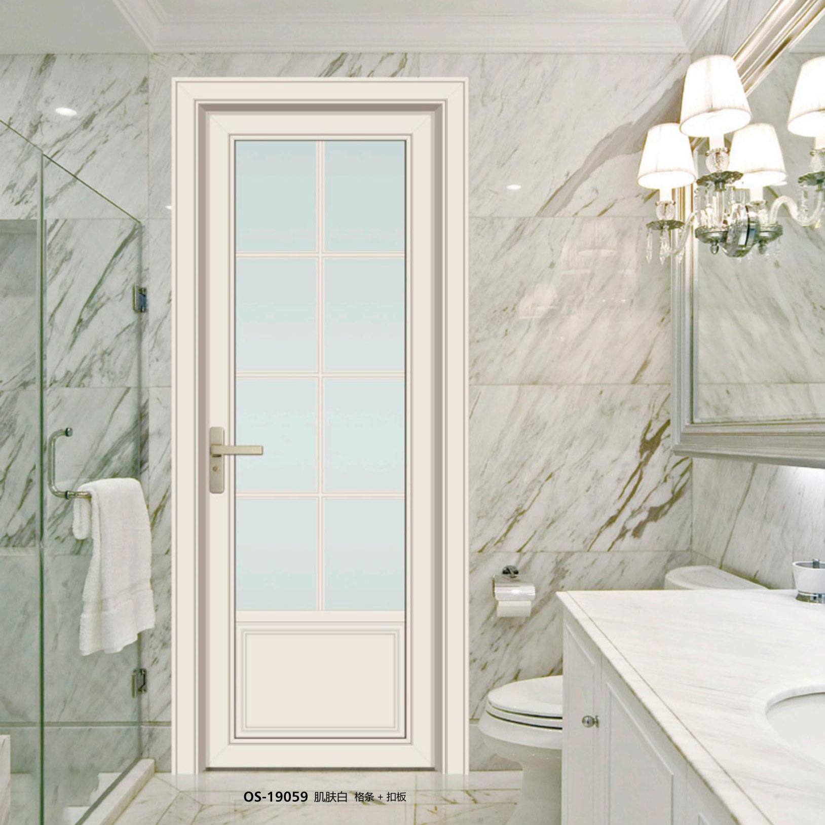 85平板-推拉/平開(kāi)門系列-OS-19059-肌膚白