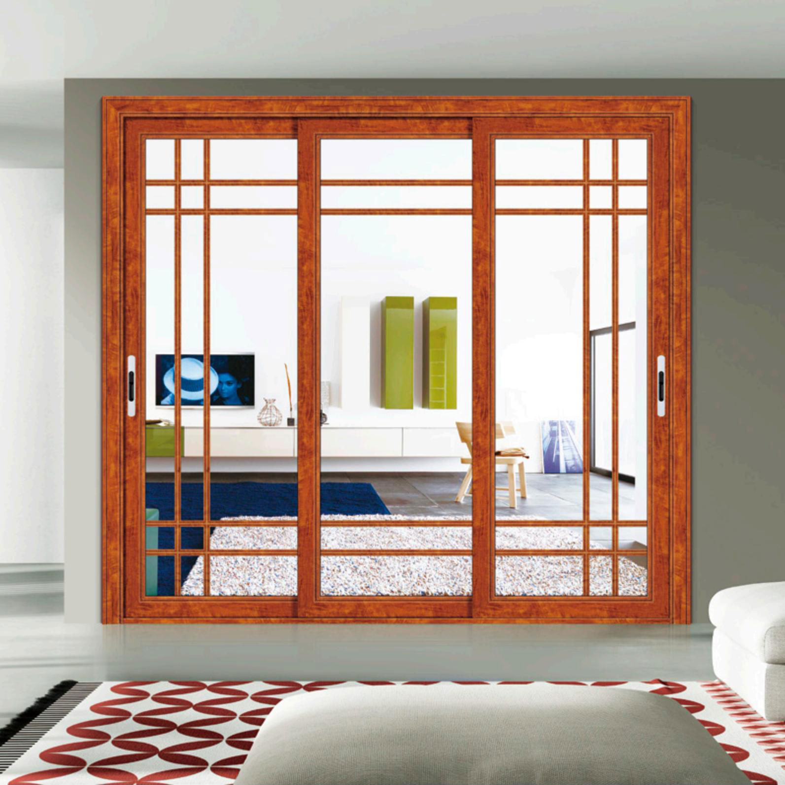 85平板-推拉/平開(kāi)門系列-OS-19054-蘋(píng)果木